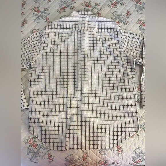 Robert Graham Full Chest Embroidery White Black Check Button Down size XXXL 3XL - Picture 12 of 12